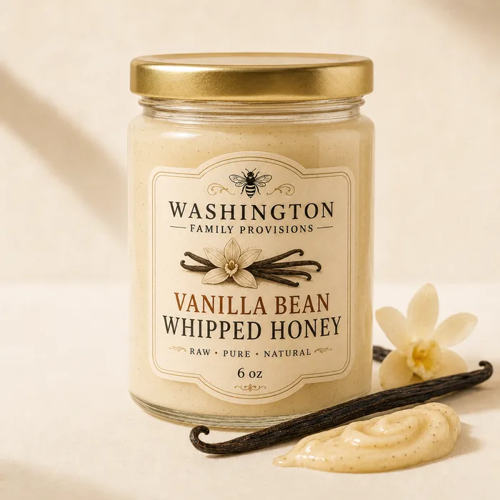 Vanilla Bean Whipped Honey