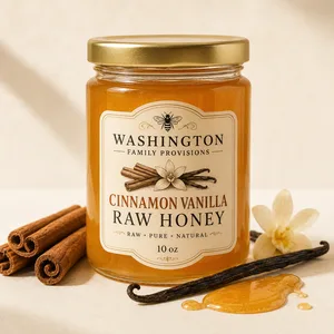 Cinnamon Vanilla Raw Honey