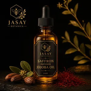 Saffron & Rose Infused Jojoba Oil 2 oz