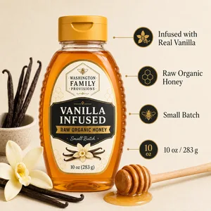 Vanilla Bean Raw Honey
